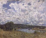 Alfred Sisley The Seine at Suresnes oil painting reproduction